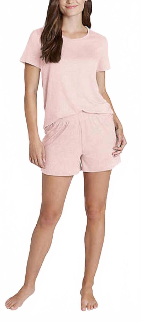 NEW EDDIE BAUER t-shirt and shorts set in pink